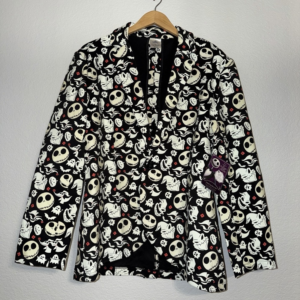 Disney Nightmare Before Christmas Jack Skellington Jacket Coat NWT Women's S/M